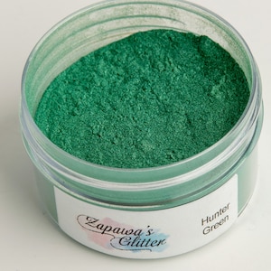 Hunter Green || Mica Powder || Green Pigment || Epoxy Pigment