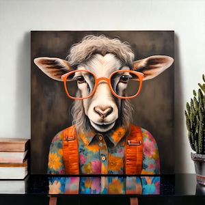 Urban Farm Cheeky Sheep | Sheep Print | English Sheep | Sheep Wall Art | Cute Sheep | Sheep Poster | Sheep Watercolor | Sheep Gift | Sheep