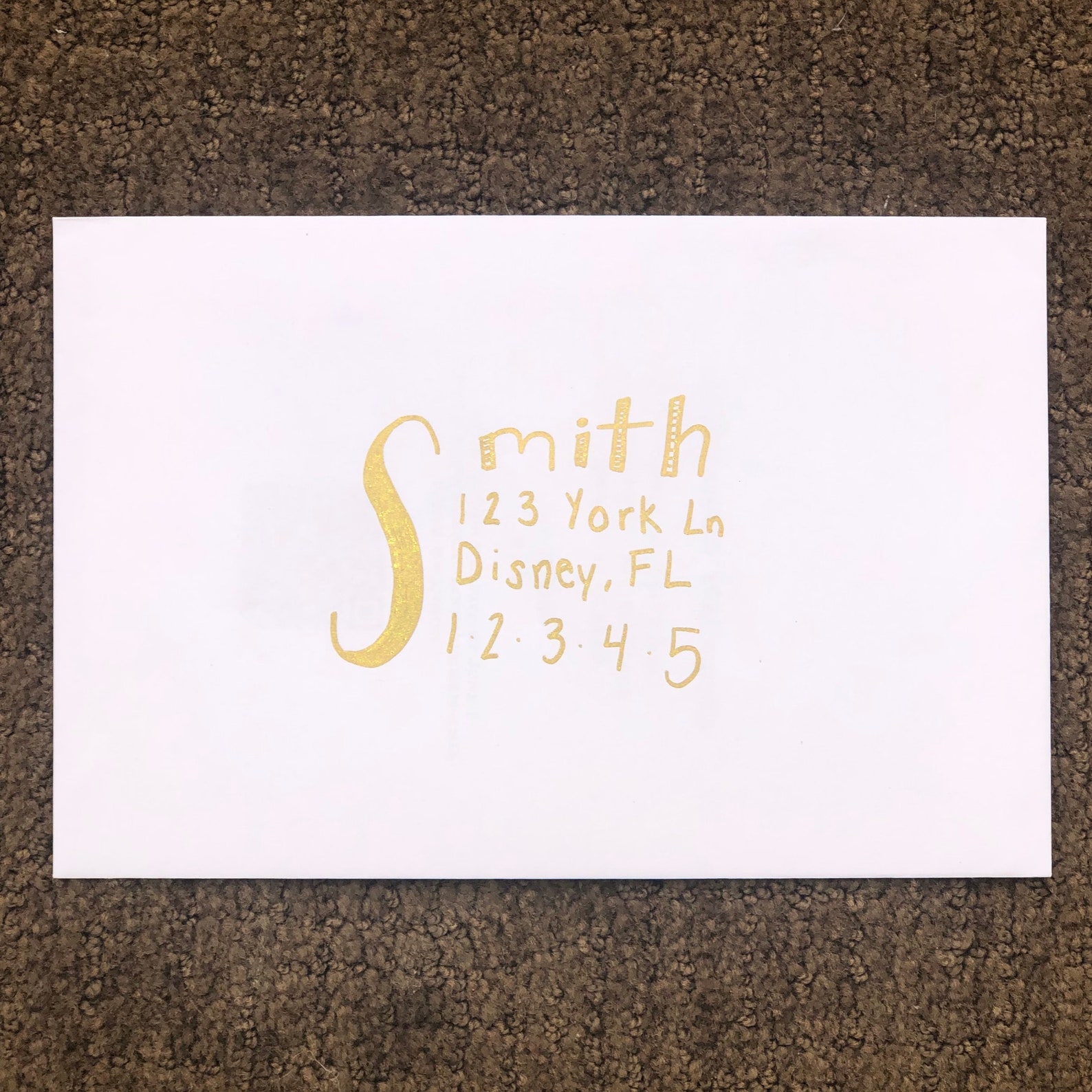 Custom Envelope Addressing Buyer Supply Envelope Etsy