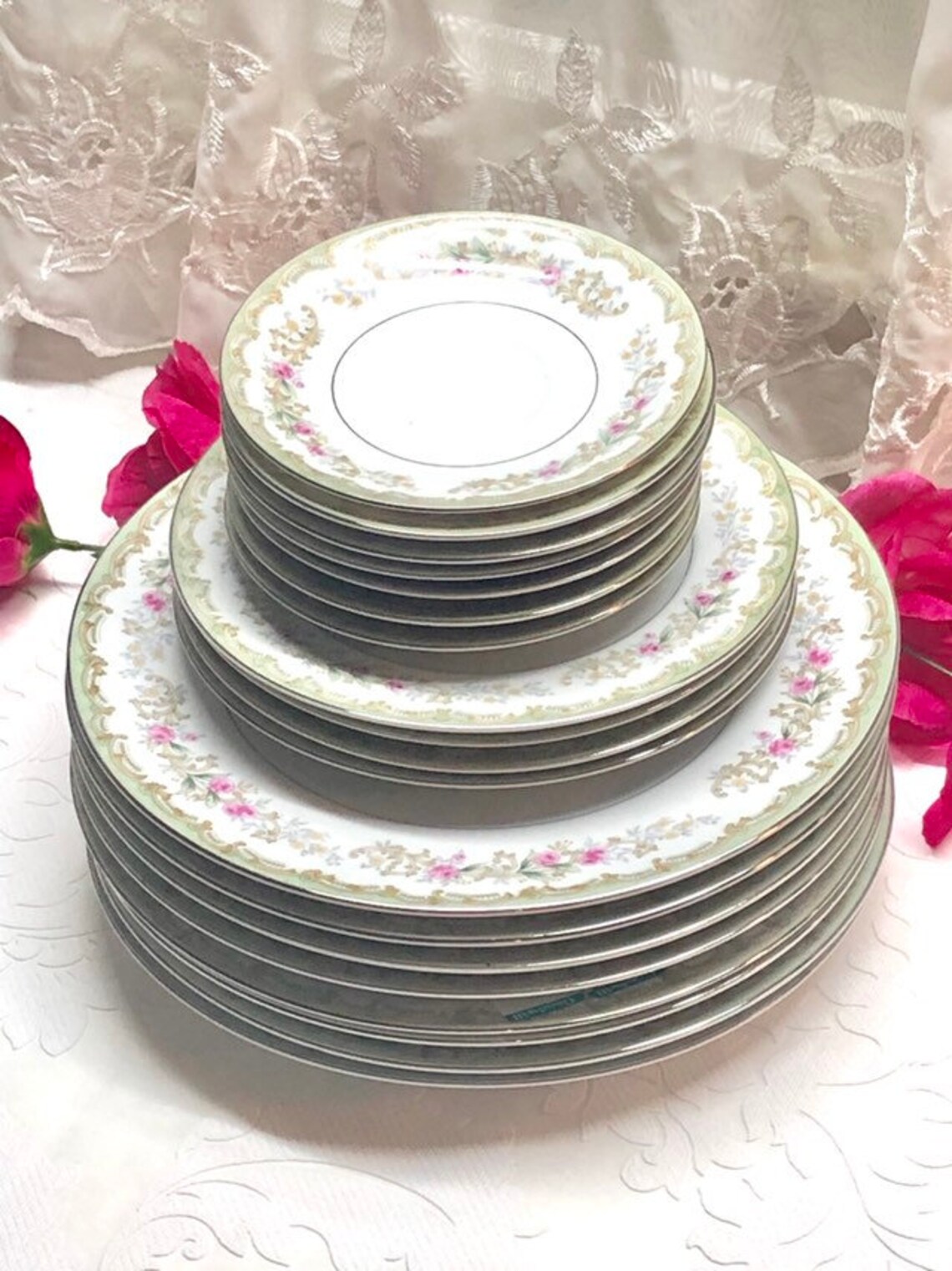 Meito Kenwood Vintage China Dinner Set Etsy
