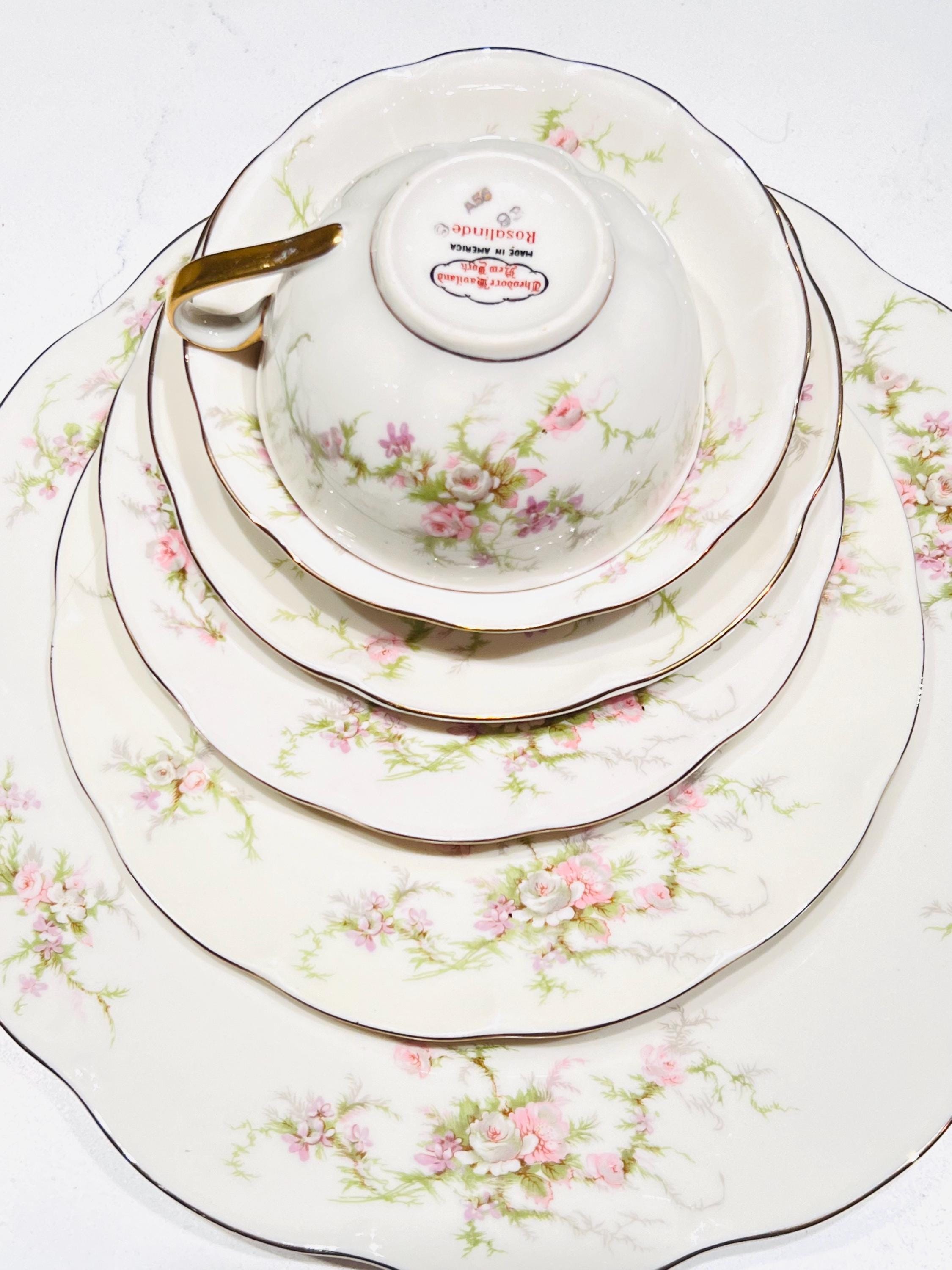 Rosalinde, Theodore Haviland, 153 Piece Set, 4, 5, or 6 Piece Sets