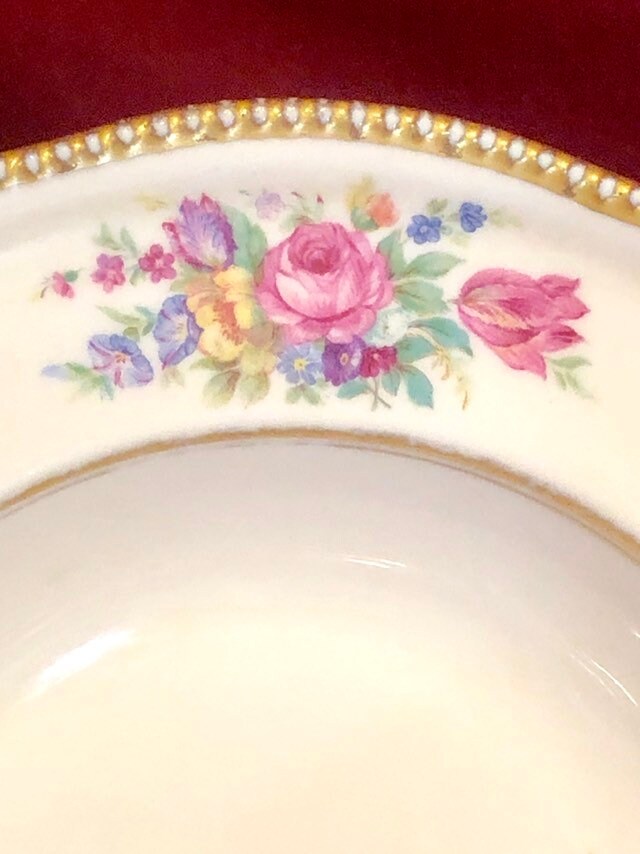 CASTLETON, Rose Bouquet, Soup and Desert Bowls, Bread Plates, Mix and
