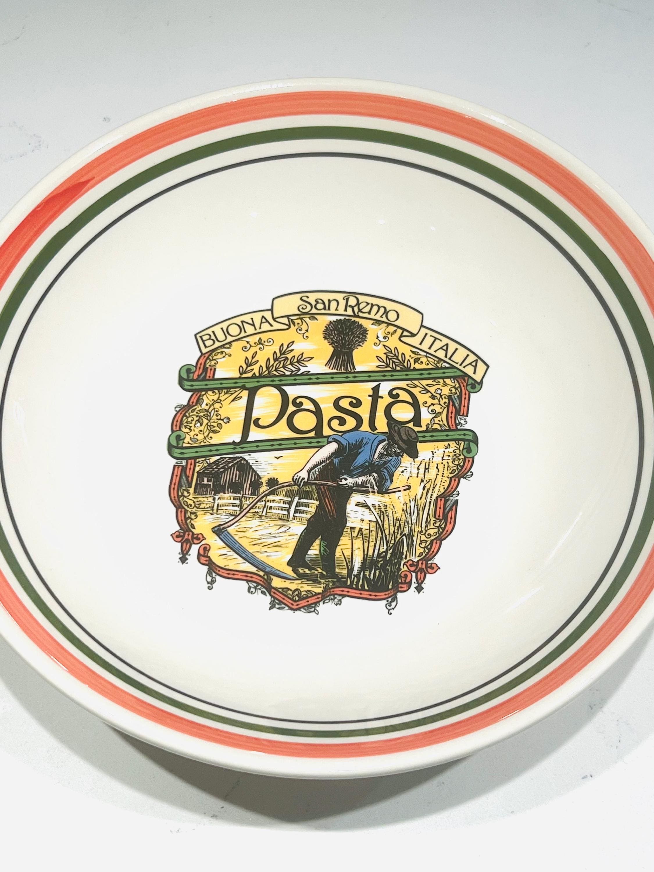 Vintage Spaghetti Plate Set - Etsy