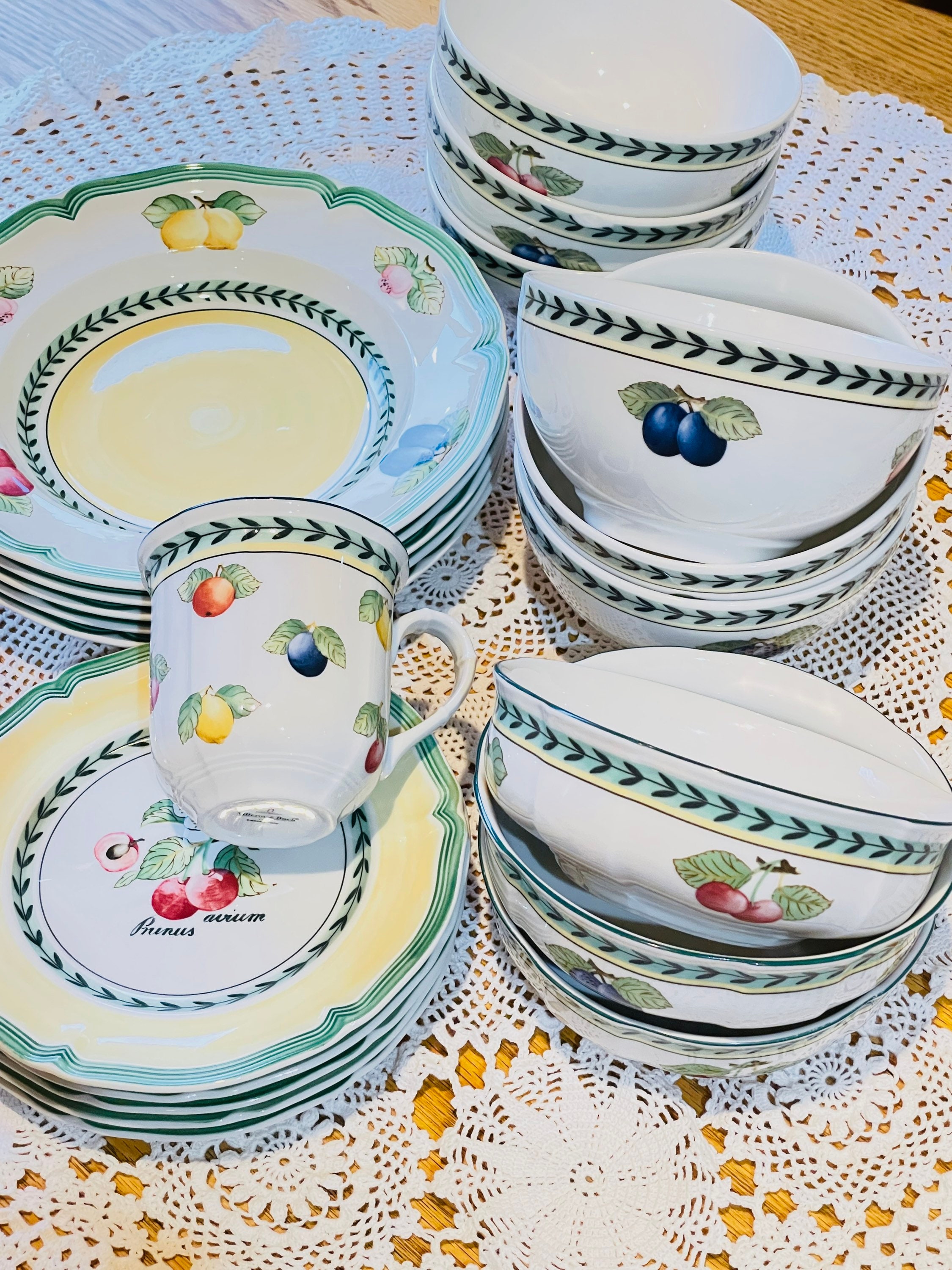 Villeroy and Boch, French Garden,fleurence, Fruit Pattern