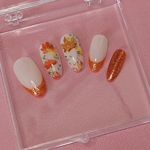 Autumn press on nails