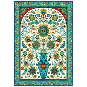 Boho Blooms - Panel by Deborah Edwards for Northcott
