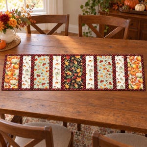 Gather with a Grateful Heart 12"x42" Quilt-As-You-Go Table Runner Kit | Polonia Designs