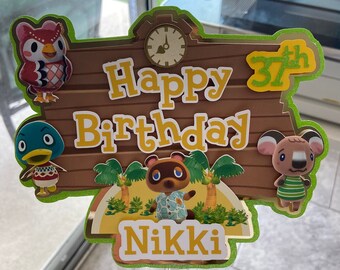 Animal Crossing Cake Etsy Animal Crossing Cake Etsy