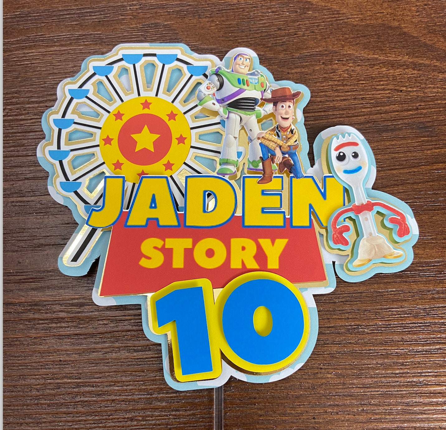 Toy Story Forky Cake Topper | Etsy