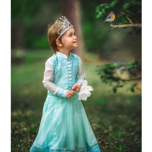 Mint Blue princess dress/Frozen dress