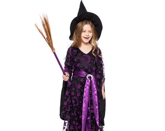 Girls Witch Costume Etsy