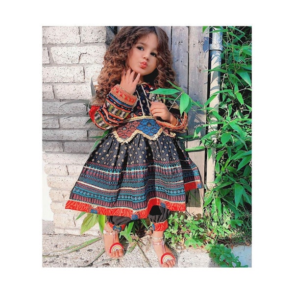 Afghan dress / kids eastern wear/ Eid dresses