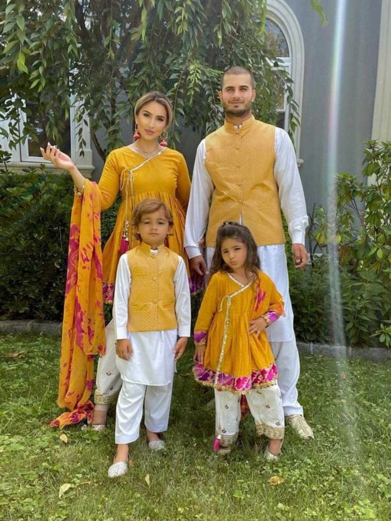 Mustard Vest 3pc Suit boys Etsy