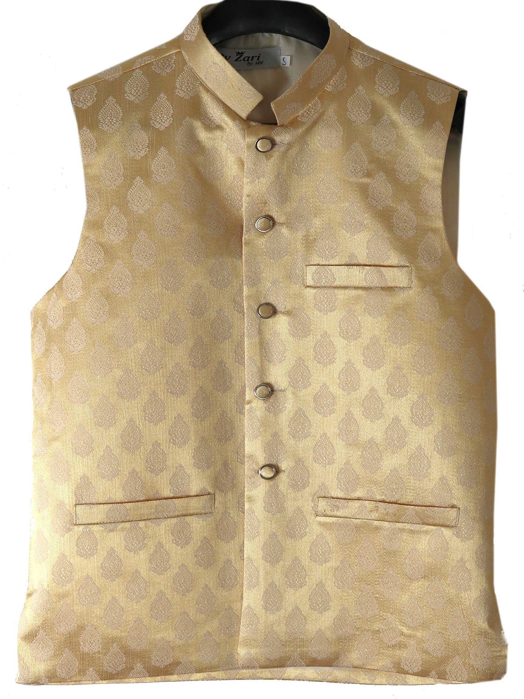 Waistcoat gold best sale colour