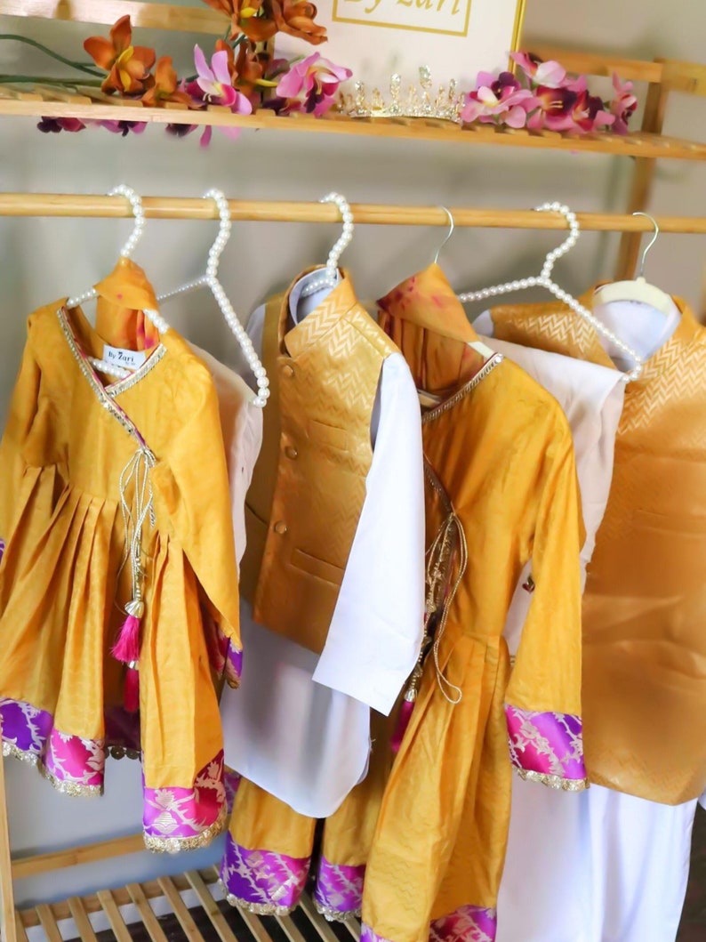 Mustard Vest 3pc Suit boys Etsy