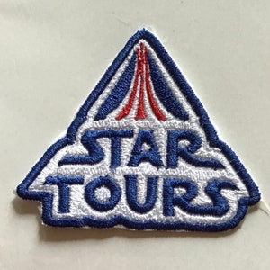 Star Tours tribute patch Star Wars iron on sew Hollywood studios Disneyland