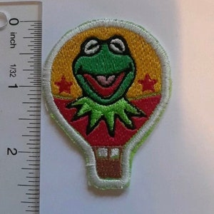 Disney Muppets 3D mgm hollywood studios Kermit Balloon patch tribute iron on sew