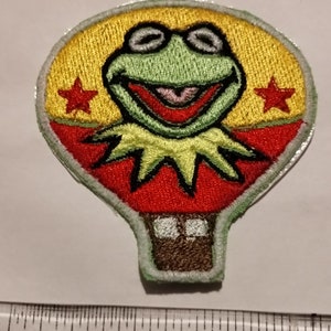 Disney Muppets 3D inspired mgm hollywood studios Kermit Balloon patch tribute iron on sew