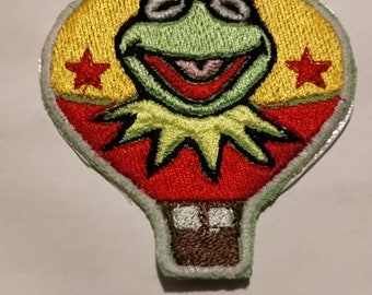 Disney Muppets 3D inspired mgm hollywood studios Kermit Balloon patch tribute iron on sew