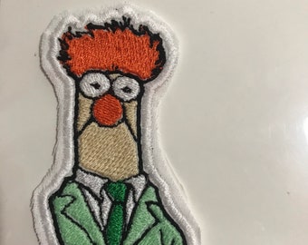 Muppets Beaker tribute patch Iron on Disney Muppets 3D