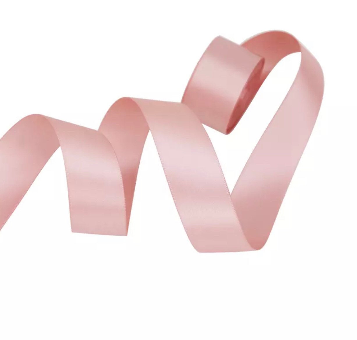 Rose Ribbon Matte Ribbed Rose Gold Satin Ribbon, Double Face Satin Ribbon Polyester, Craft ...