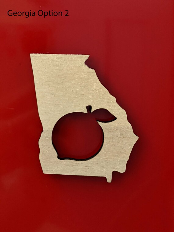 Small fridge peach wood Etsy