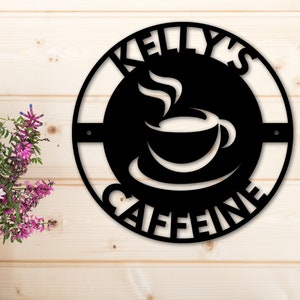 Logo Metal Outdoor Coffee Sign Nameplate Spinner - China Logo Metal Sign  Nameplate and Metal Coffee Sign price