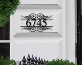 Metal House Numbers, Address Sign, House Number Plaque, Metal Address Numbers, Address Plaque, Front Porch Decor, Porch Signs, Metal Signs