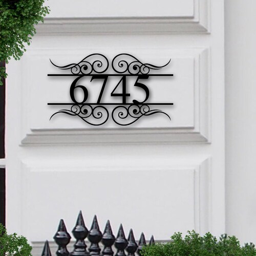 18 X 6 PERSONALIZED HOUSE NUMBER ADDRESS PLATE ALUMINUM SIGN DECOR PLAQUE 18 X 6 PERSONALIZED HOUSE NUMBER ADDRESS PLATE ALUMINUM SIGN DECOR PLAQUE