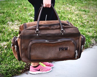 monogrammed duffle bags for guys