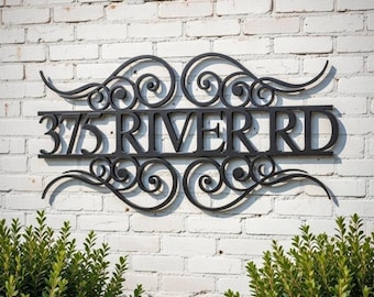Address Numbers, Front Porch Sign, Metal Address Sign, Address Sign, House Numbers, Metal Address Plaque, Numbers for House Warming Gift