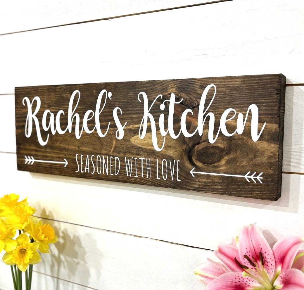 Kitchen Sign,kitchen Decor,gifts,personalized Kitchen Sign,for