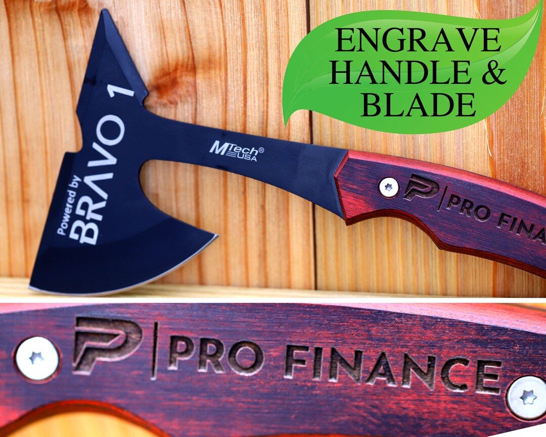 Personalized Hatchet for Groomsmen, Personalized Throwing Axe
