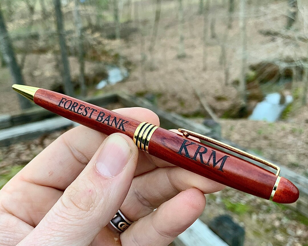 Personalized Wood Pen, Engraved Pen and Case, Wood Pen Set ...