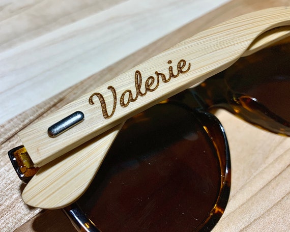 Custom Risky B - CHECKERED Wood Frame Sunglasses — CityLocs