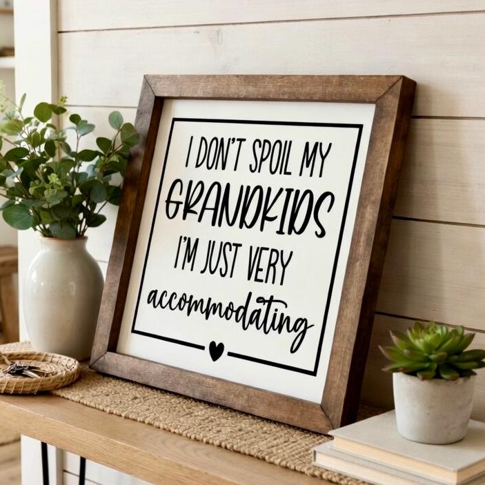 Grandma Wood Sign, Funny Sign for Grandma, Mother's Day Gift, Mamaw, Nana, Gigi, Mimi, Gift for Nana, Grandma Gift from Grandkids