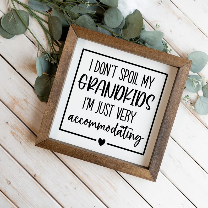 Grandma Wood Sign, Funny Sign for Grandma, Mother's Day Gift, Mamaw, Nana, Gigi, Mimi, Gift for Nana, Grandma Gift from Grandkids image 3