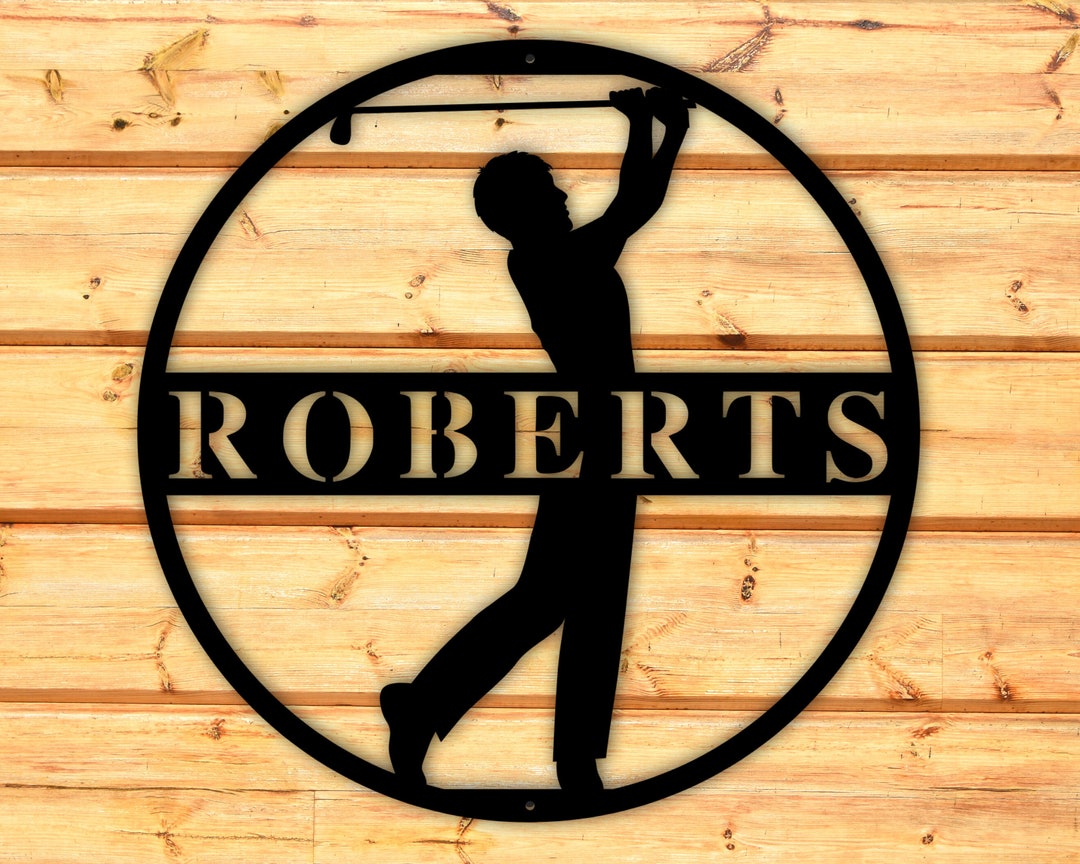 Personalized Golf Sign, Personalized Golf Gifts for Men, Golf Gifts for ...