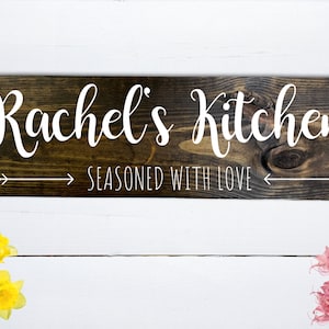 Kitchen Sign, Kitchen Decor, Custom Sign, Kitchen Signs Decor, Personalized Kitchen Sign, Kitchen Wall Decor, Housewarming Gift