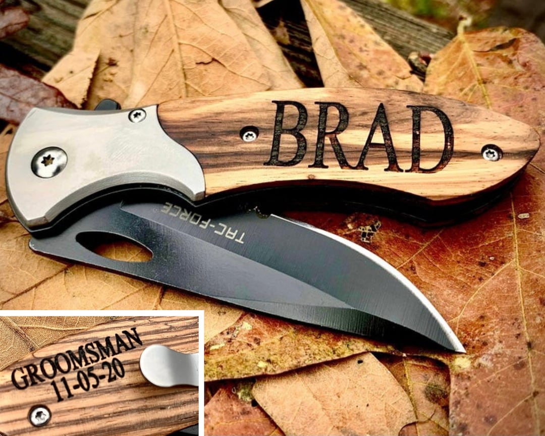 Groomsmen Gift, Engraved Knife, Groomsmen Gifts, Pocket Knife