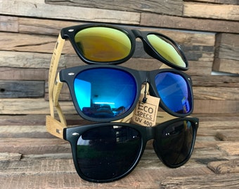 Personalized Wood Sunglasses, Engraved custom wooden sunglasses, Mens Gift Groomsmen Gift, Groomsmen Sunglasses,Polarized wooden sunglasses