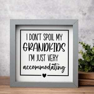 Grandma Wood Sign, Funny Sign for Grandma, Mother's Day Gift, Mamaw, Nana, Gigi, Mimi, Gift for Nana, Grandma Gift from Grandkids image 2
