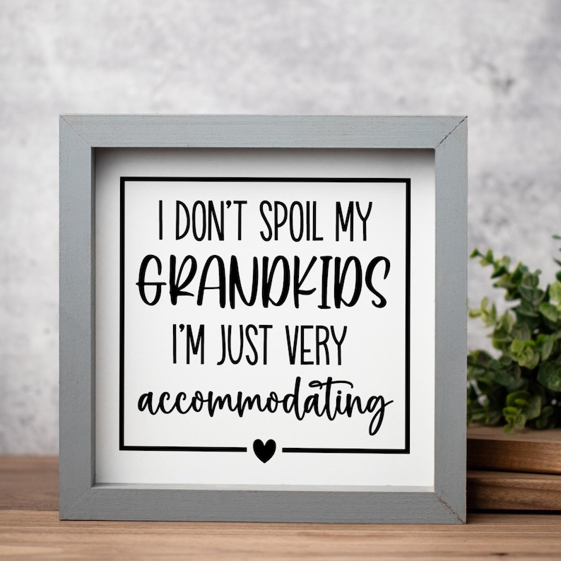 Grandma Wood Sign, Funny Sign for Grandma, Mother's Day Gift, Mamaw, Nana, Gigi, Mimi, Gift for Nana, Grandma Gift from Grandkids image 2
