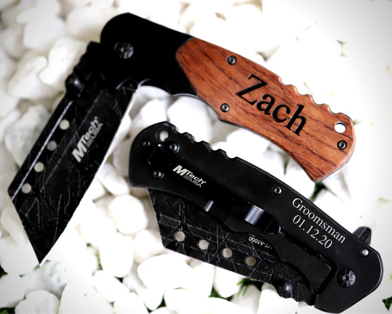 Personalized Groomsmen Pocket Knife Knife for Groomsmen Etsy