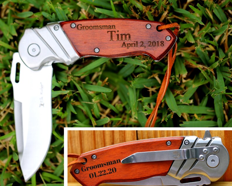 Engraved Knife for Groomsmen Gift Groomsmen Gift Knife Knife Etsy