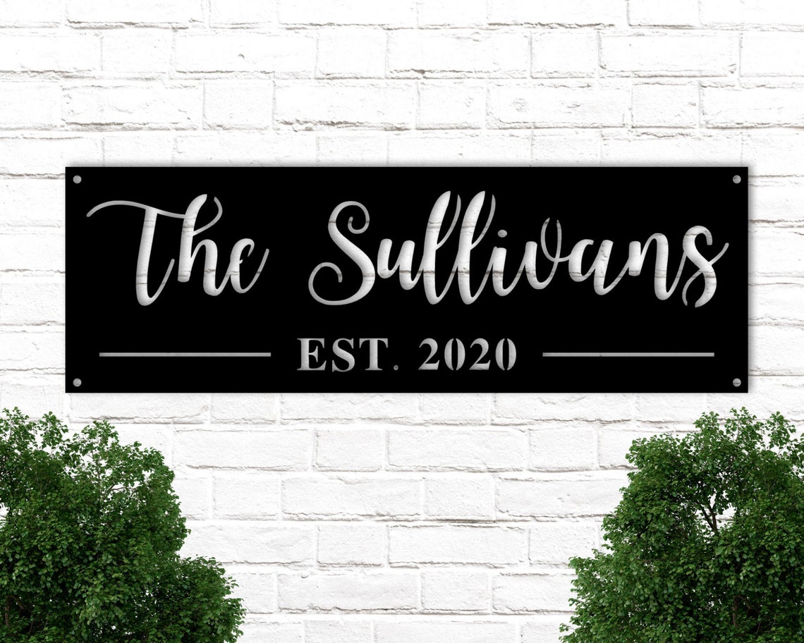 Custom Metal Sign Personalized Metal Sign Metal Signs - Etsy