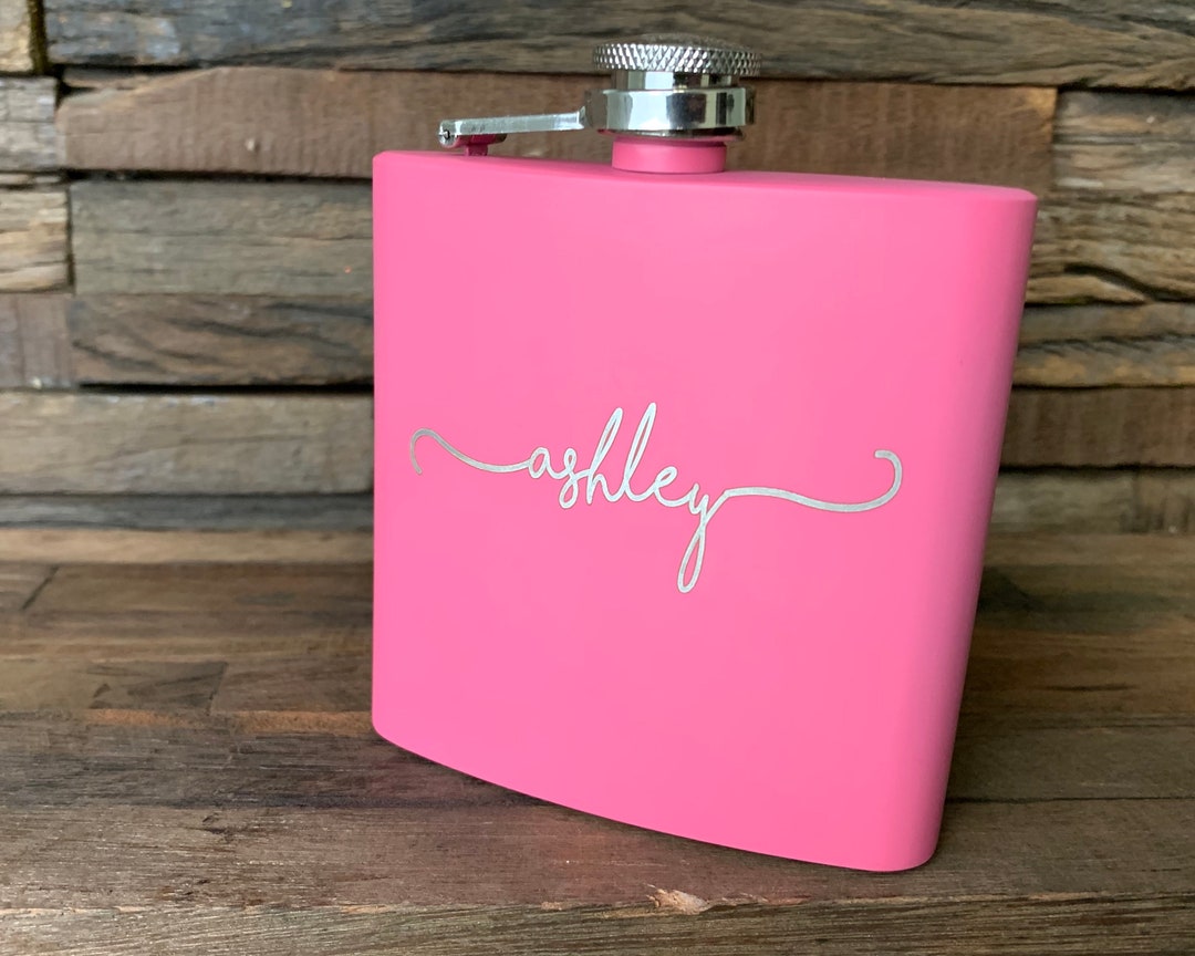 Personalized Flask for Women, Bridesmaid Flask, Bridesmaid Gift