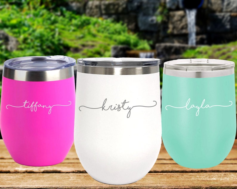 clear wine tumbler with lid