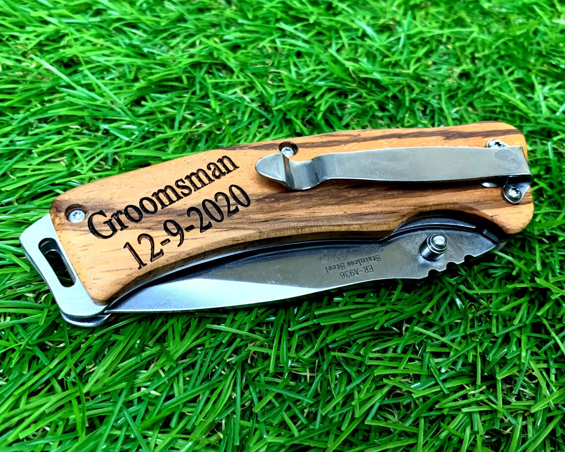 Engraved Pocket Knife Engraved Knife Personalized Knife Etsy
