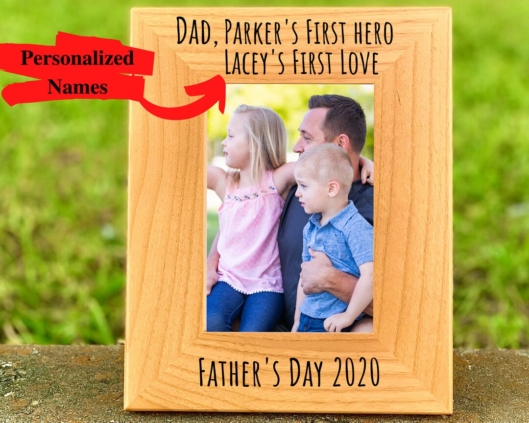 Father's Day Picture Frame, Personalized Picture Frame for Dad
